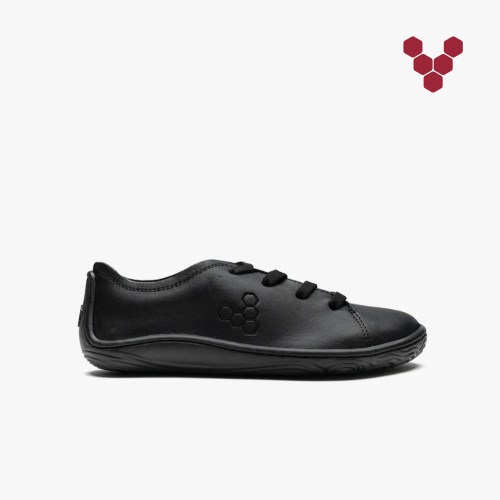 Vivobarefoot Addis School Lasten Kengät Mustat (FI-UH8W)